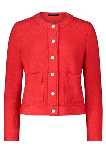 Betty Barclay Damen Blazer-Jacke mit Taschen Poppy Red,40 von Betty Barclay