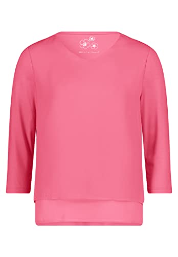 Betty Barclay Damen Blusenshirt im Layer Look Pink Flambé,40 von Betty Barclay