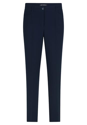 Betty Barclay Damen Businesshose mit Biesen 44, dunkelblau von Betty Barclay