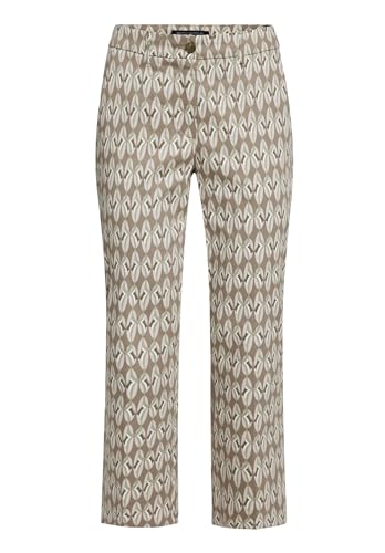 Betty Barclay Damen Businesshose mit Bügelfalte Khaki/Nature,46 Betty Barclay Damen Businesshose mit Bügelfalte Khaki/Nature,46 von Betty Barclay