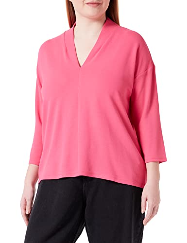 Betty Barclay Damen Casual-Shirt mit hohem Kragen Pink Flambé,44 von Betty Barclay