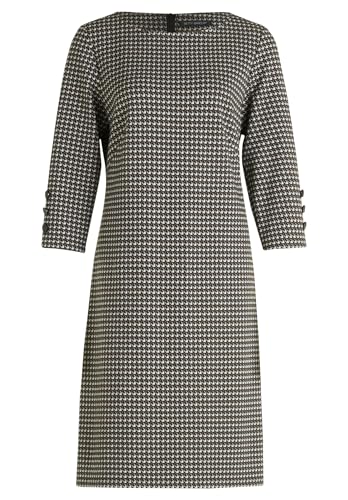Betty Barclay Damen Etuikleid mit 3/4 Arm Schwarz/Beige,46 von Betty Barclay