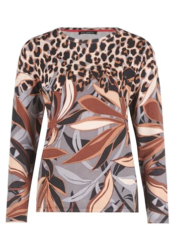 Betty Barclay Damen Feinstrickpullover mit Aufdruck Grey/Brown,42 Betty Barclay Damen Feinstrickpullover mit Aufdruck Grey/Brown,42 von Betty Barclay