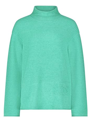 Betty Barclay Damen Feinstrickpullover mit Rippenstruktur Green Grass,40 von Betty Barclay