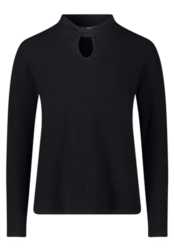 Betty Barclay Damen Feinstrickpullover mit Schleifenknoten Schwarz,44 von Betty Barclay