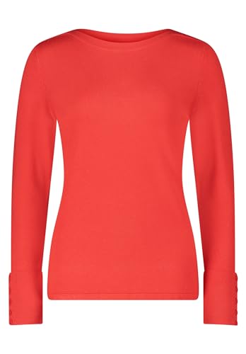 Betty Barclay Damen Feinstrickpullover mit U-Boot-Ausschnitt Poppy Red,38 von Betty Barclay