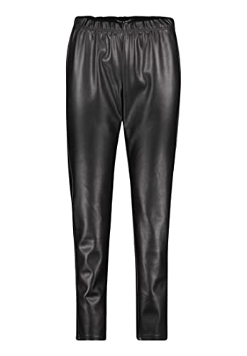 Betty Barclay Damen Kunstleder-Leggings mit Gummizug Schwarz,36 von Betty Barclay