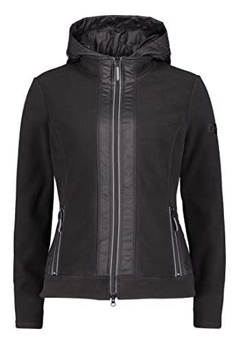 Betty Barclay Damen Fleecejacke mit Kapuze Schwarz,40 von Betty Barclay