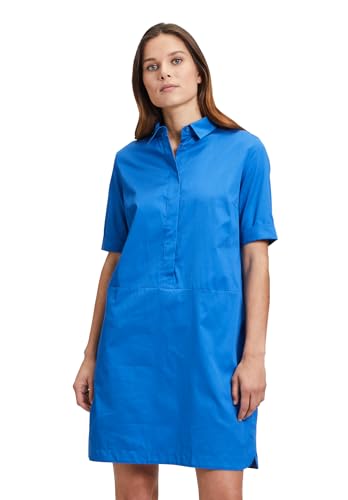 Betty Barclay Damen Hemdblusenkleid mit Knopfleiste Mittelblau,40 von Betty Barclay