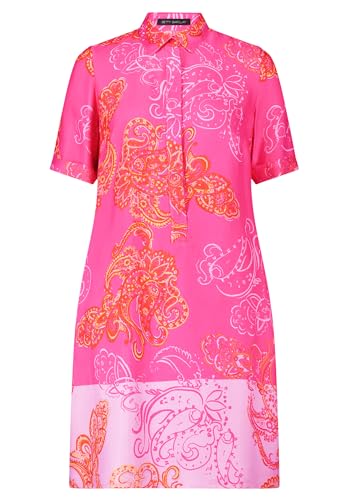Betty Barclay Damen Hemdblusenkleid mit Knopfleiste Pink/Rosa,46 von Betty Barclay