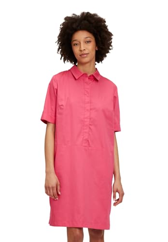 Betty Barclay Damen Hemdblusenkleid mit Knopfleiste Pink Flambé,40 von Betty Barclay