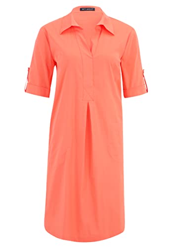 Betty Barclay Damen Hemdblusenkleid mit Kragen Hot Coral,38 von Betty Barclay