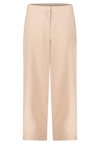 Betty Barclay Damen Leinenhose unifarben 38, Beige von Betty Barclay