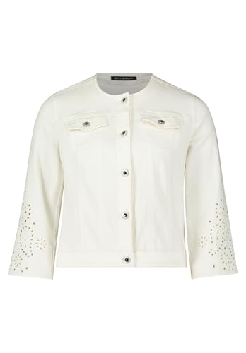 Betty Barclay Damen Jeansjacke mit 3/4 Arm 40, Rohweiß von Betty Barclay