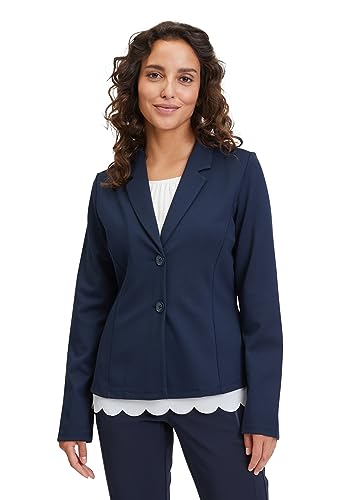 Betty Barclay Damen Jerseyjacke mit Knöpfen dunkelblau,42 von Betty Barclay