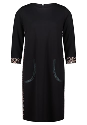 Betty Barclay Damen Jerseykleid mit Eingrifftaschen 48, Schwarz von Betty Barclay