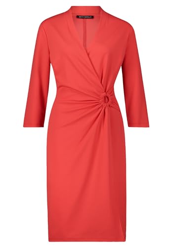 Betty Barclay Damen Jerseykleid mit Raffung Cayenne,42 von Betty Barclay