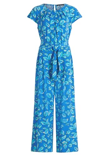 Betty Barclay Damen Jumpsuit mit Eingrifftaschen Blau/Grün,40 von Betty Barclay