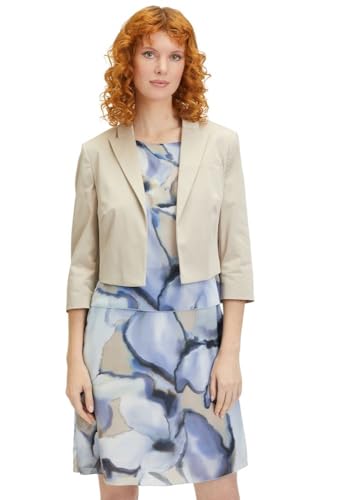 Betty Barclay Damen Kurzblazer mit 3/4 Arm Taupe,36 von Betty Barclay