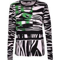 Betty Barclay Damen Langarm Shirt black green 40 von Betty Barclay