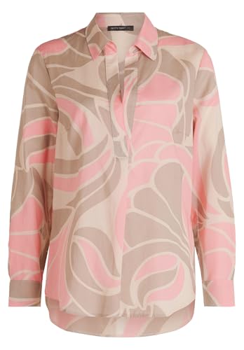 Betty Barclay Damen Longbluse Langarm 44, Nature/Rosé von Betty Barclay