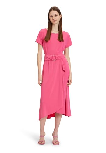 Betty Barclay Damen Midikleid mit Volant Pink Flambé,40 von Betty Barclay