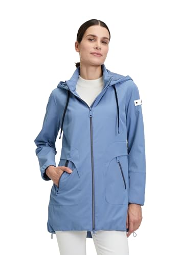 Betty Barclay Damen Outdoorjacke mit Abnehmbarer Kapuze 44, Coronet Blue von Betty Barclay