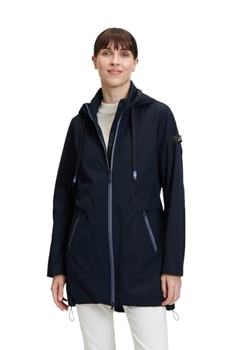 Betty Barclay Damen Outdoorjacke mit Abnehmbarer Kapuze 42, Dunkelblau Betty Barclay Damen Outdoorjacke mit Abnehmbarer Kapuze 42, Dunkelblau von Betty Barclay