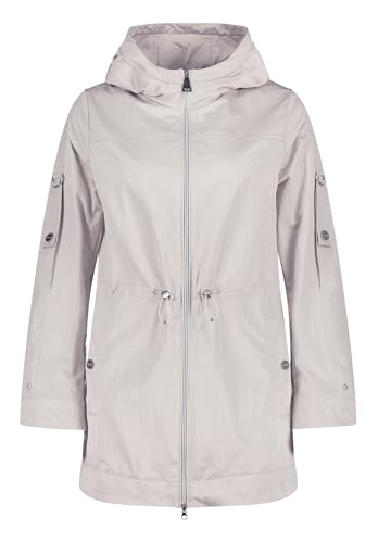 Betty Barclay Damen Outdoorjacke mit Kapuze 42, Beige von Betty Barclay