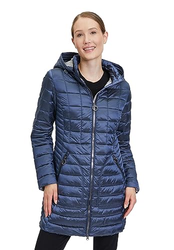 Betty Barclay Damen Outdoorjacke mit abnehmbarer Kapuze Dress Blues,38 von Betty Barclay