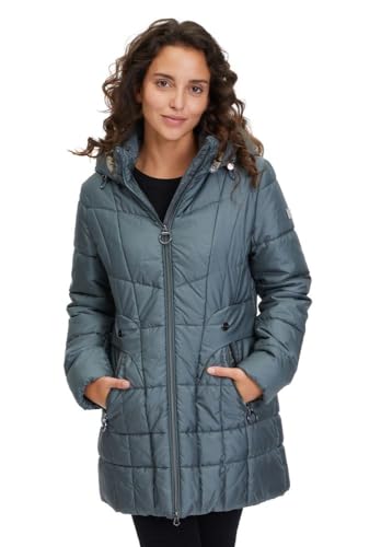 Betty Barclay Damen Outdoorjacke mit abnehmbarer Kapuze Dusty Petrol,36 von Betty Barclay