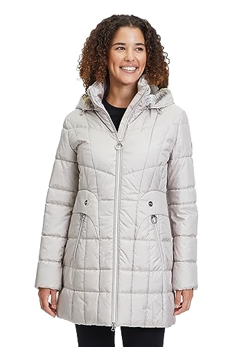 Betty Barclay Damen Outdoorjacke mit abnehmbarer Kapuze Silver Cloud,36 von Betty Barclay