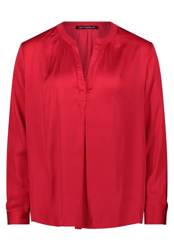 Betty Barclay Damen Satin-Bluse Langarm 40, Rot von Betty Barclay