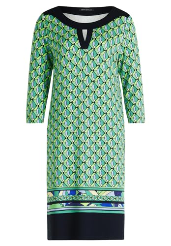 Betty Barclay Damen Shirtkleid mit 3/4 Arm Green/Blue,48 von Betty Barclay