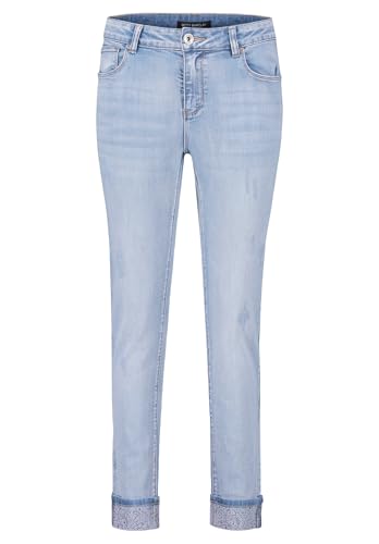 Betty Barclay Damen Slim Fit-Jeans mit Waschung 40, Light Blue Denim von Betty Barclay