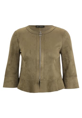 Betty Barclay Damen Sommerjacke mit 3/4 Arm Dusty Olive,48 von Betty Barclay