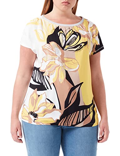 Betty Barclay Damen Sophie 1 T-Shirt, Cream/Yellow, 36 von Betty Barclay