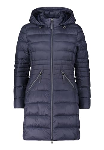 Betty Barclay Damen Steppjacke mit Abnehmbarer Kapuze 42, Dunkelblau von Betty Barclay