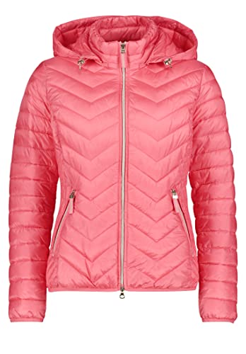 Betty Barclay Damen Steppjacke mit abnehmbarer Kapuze Koralle,40 von Betty Barclay