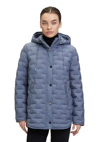 Betty Barclay Damen Steppjacke mit Abnehmbarer Kapuze Smoky Blue,38 von Betty Barclay