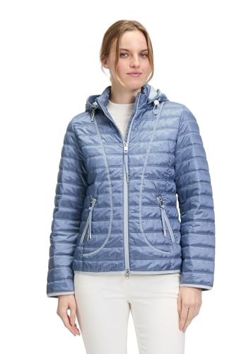 Betty Barclay Damen Steppjacke mit Abnehmbarer Kapuze 38, Stonewash von Betty Barclay
