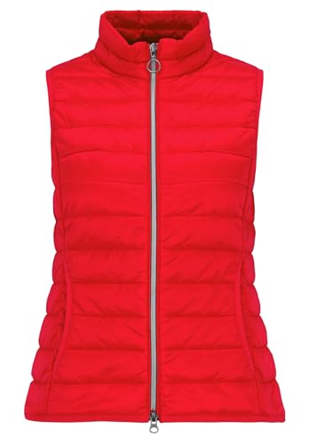 Betty Barclay Damen Steppweste mit Reißverschluss Poppy Red,48 von Betty Barclay