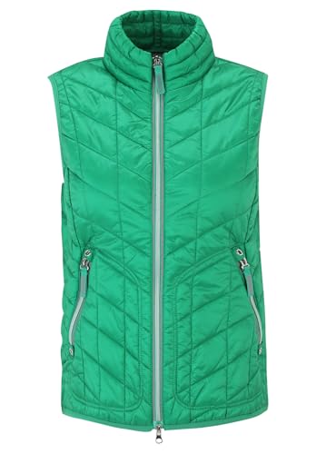 Betty Barclay Damen Steppweste mit Stehkragen Green Grass,48 von Betty Barclay