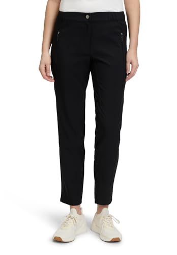 Betty Barclay Damen Stretch-Hose mit elastischem Bund Schwarz,40 von Betty Barclay