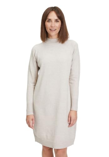 Betty Barclay Damen Strickkleid mit Stehkragen Camel Melange,42 von Betty Barclay