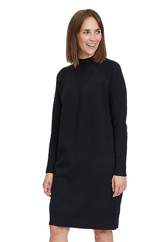 Betty Barclay Damen Strickkleid mit Stehkragen Schwarz,38 von Betty Barclay