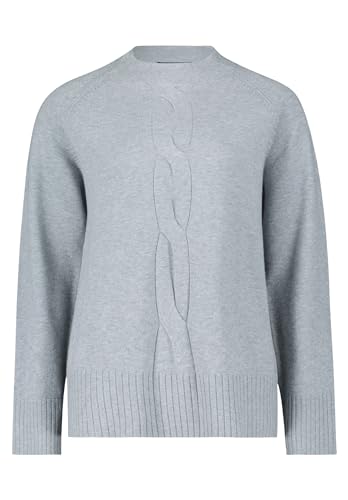 Betty Barclay Damen Strickpullover Langarm Grey Melange,42 von Betty Barclay