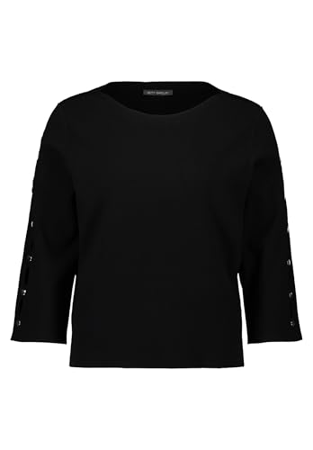 Betty Barclay Damen Strickpullover mit 3/4 Arm 44, Schwarz von Betty Barclay