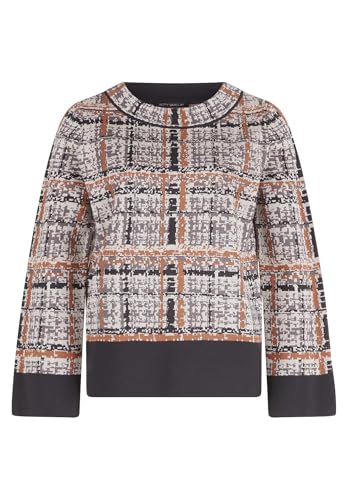 Betty Barclay Damen Strickpullover mit Jacquard Grey/Brown,38 Betty Barclay Damen Strickpullover mit Jacquard Grey/Brown,38 von Betty Barclay