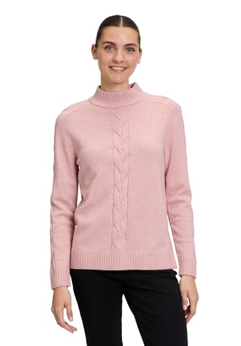 Betty Barclay Damen Strickpullover mit Stehkragen 42, Pale Mauve Melange von Betty Barclay